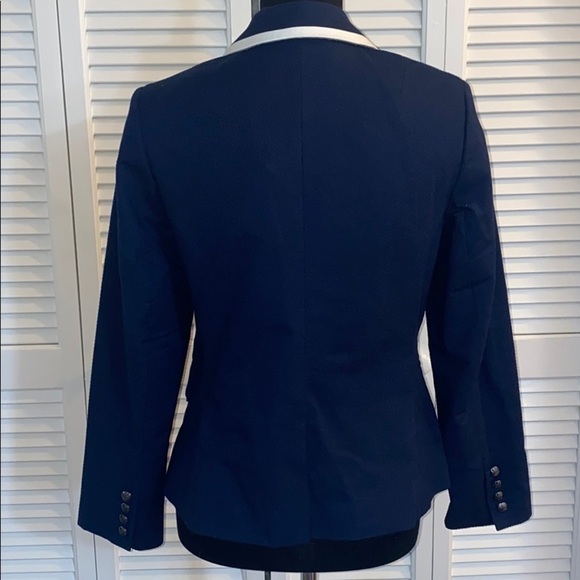 Navy Blue Tailored Jacket size 10P NWT blazer - Picture 4 of 9